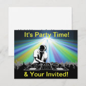 パーティーの招待 招待状 (正面/裏面)