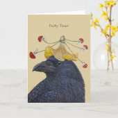 パーティーの時針カード カード (黄色い花)