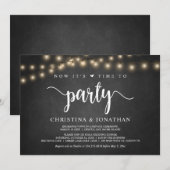 パーティーの時間だ、ラスティックエロプメントパーティー招待状 招待状 (正面/裏面)