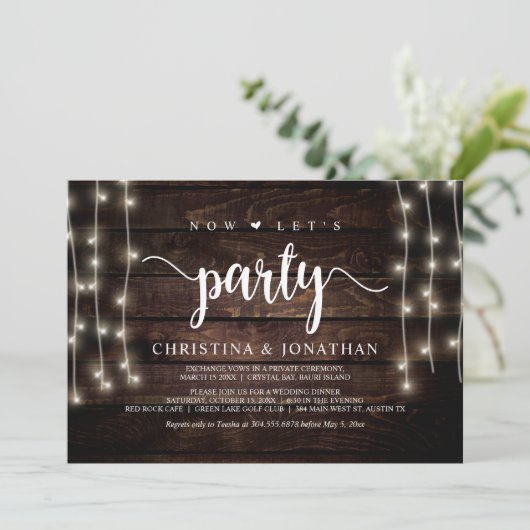 パーティーの時間だ、ラスティック エロプメント パーティー 招待状 (スタンド正面)