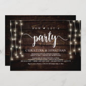 パーティーの時間だ、ラスティック エロプメント パーティー 招待状 (正面/裏面)