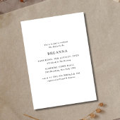 パーティーの時間 | ブライダルシャワー写真 招待状