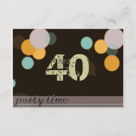 パーティーの時間 招待状