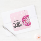 パーティーの最後のディスコのお土産 スクエアシール (封筒)