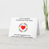 パーティーの業績を祝う カード (裏面)