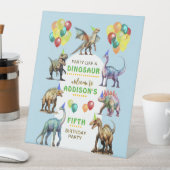 パーティーの歓迎カラフルサインのように 台座サイン (インサイチュ)