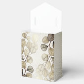 パーティーの水色ゴールデンユーカリの葉の光沢 フェイバーボックス (オープン)