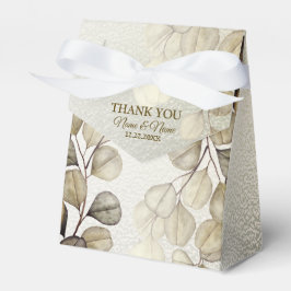 パーティーの水色ゴールデンユーカリの葉の光沢 フェイバーボックス