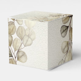 パーティーの水色ゴールデンユーカリの葉の光沢 フェイバーボックス