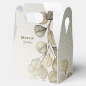 パーティーの水色ゴールデンユーカリの葉の光沢 フェイバーボックス (オープン)