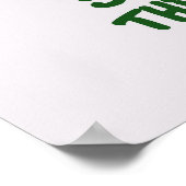 パーティーの終わり方をユーモアで ポスター (角)