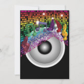 パーティーの背景 招待状 (正面)