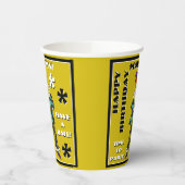 パーティーの色を変パーソナライズされたえる 紙コップ (左)