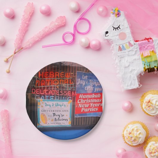 パーティーの装飾紙のプレートブルックリンのユダヤ人のデリカテッセン ペーパープレート (パーティー)