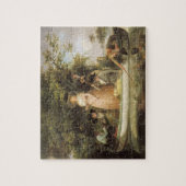 パーティーの角度(キャンバスの油) ジグソーパズル (縦)