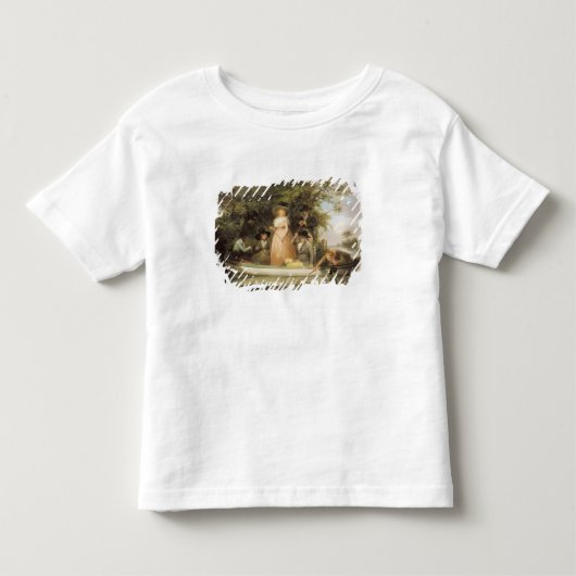 パーティーの角度(キャンバスの油) トドラーTシャツ (正面)