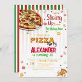 パーティーの誕生日招待状 招待状 (正面/裏面)