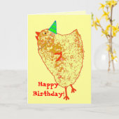 パーティーの誕生日！ カード (黄色い花)