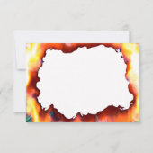 パーティーの送風招待状 招待状 (裏面)