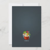 パーティーの食事持ち寄り 招待状 (裏面)