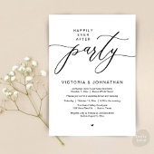 パーティーの駆け落ち結婚夕食の後で幸せに 招待状