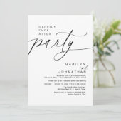 パーティーの駆け落ち結婚夕食の後で幸せに 招待状 (スタンド正面)