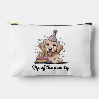 「パーティーのVIP」犬の誕生日 アクセサリーポーチ