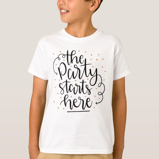 パーティーはここから Tシャツ (正面)