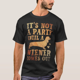 パーティーはウィーナーだ Tシャツ