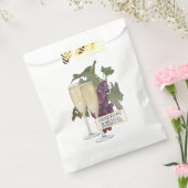 パーティーはワインのテイスティングブドウ園ワイナリー結婚の フェイバーバッグ (封をした状態)