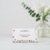 パーティーは名刺を風船のようにふくらませます 名刺 (スタンド正面)