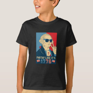 パーティーは愛国者のような7月4日 Tシャツ