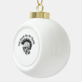 パーティーは死ぬまで我々のパーティーハロウィーン セラミックボールオーナメント (右)