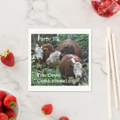 パーティーは牛の家の来紙ナプキン スタンダードカクテルナプキン (インサイチュ)