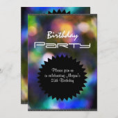 パーティーは誕生日のパーティの招待状をつけます 招待状 (正面/裏面)