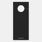 パーティーは邪魔しないで チャンピオン ボトル ドアノブサイン (裏面)