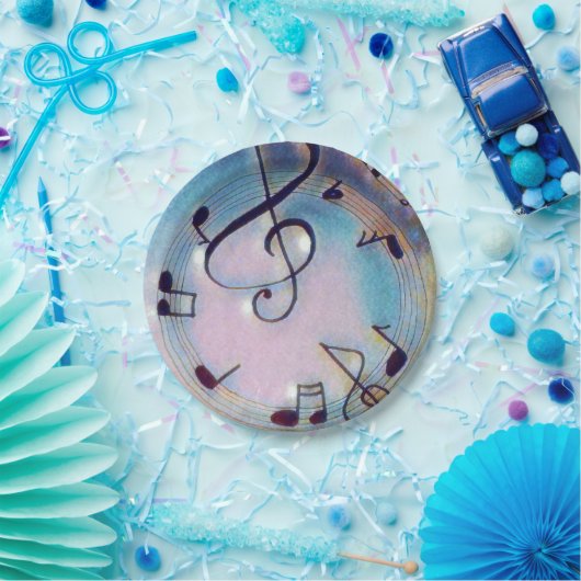 パーティーは音楽をめっきします ペーパープレート (パーティー)