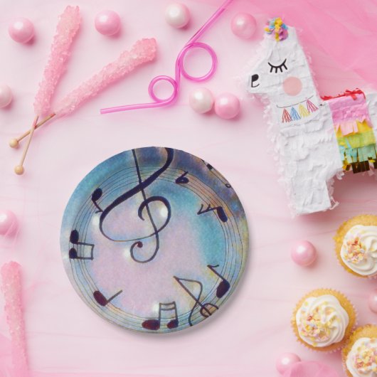 パーティーは音楽をめっきします ペーパープレート (パーティー)