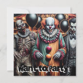 パーティーは？ピエロ、ヴァンパイア、ゾンビハロウィーン (正面)