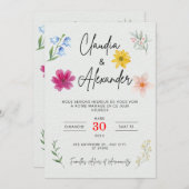 パーティーへの招待状 招待状 (正面/裏面)