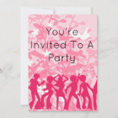 パーティーへの招待状 招待状 (正面)