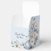 パーティーほこりっぽい青い水色のアイボリー花離れの花 フェイバーボックス (オープン)