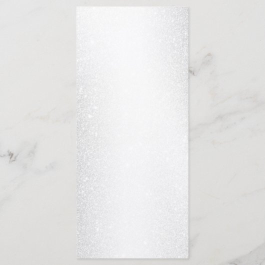 パーティーほこりっぽい青い水色の花シルバーシャイニー メニュー (裏面)