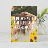 パーティーまたはイベント招待状 招待状 (スタンド正面)