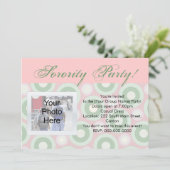 パーティーまたはラッシュ招待状 招待状 (スタンド正面)