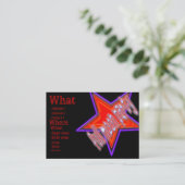 パーティーまたは激賞カード 名刺 (スタンド正面)