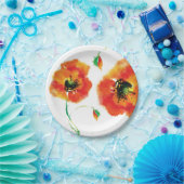 パーティーまたはbbqのためのケシの紙皿 ペーパープレート (パーティー)