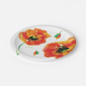 パーティーまたはbbqのためのケシの紙皿 ペーパープレート (アングル)