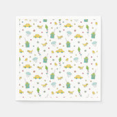 パーティーや遊び時間のために愛らしいキッズナプキン スタンダードカクテルナプキン (正面)