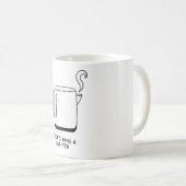 パーティーをしよう コーヒーマグカップ (正面右)